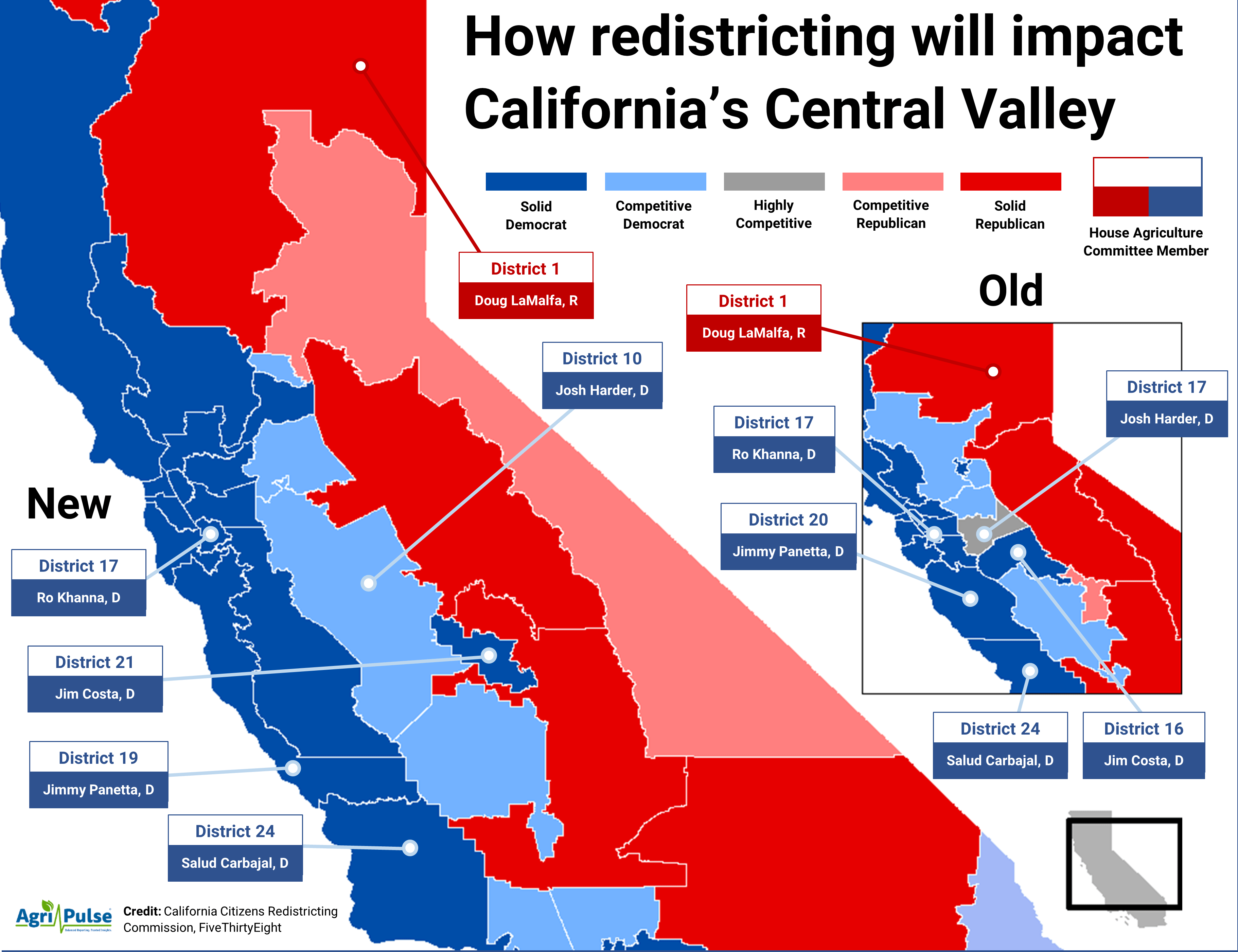 California Redistricting 2022 Map