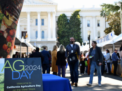 CA Ag Day sign