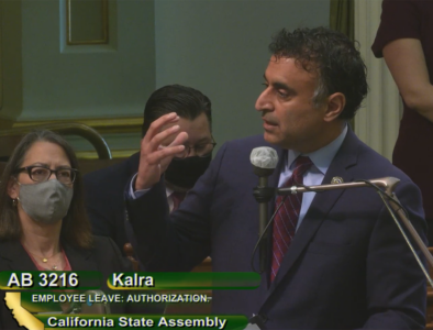 Ash Kalra on paid sick leave