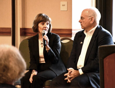 Karen Ross and Lenny Mendonca