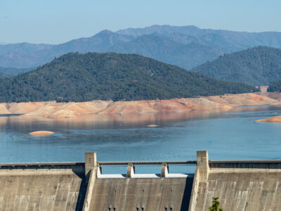 Shasta Lake in drought