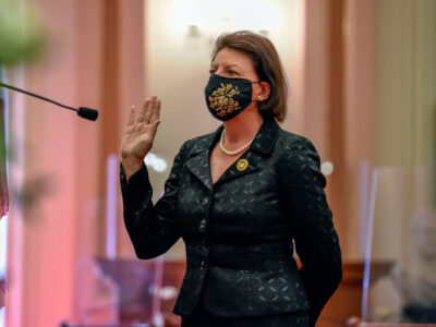 Toni Atkins swearing in