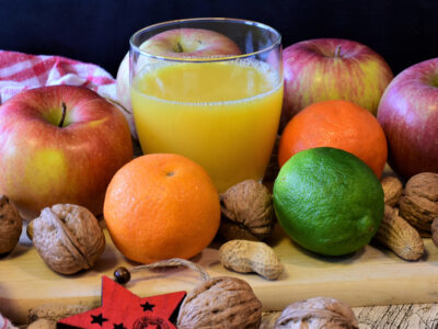 apples walnuts orange juice