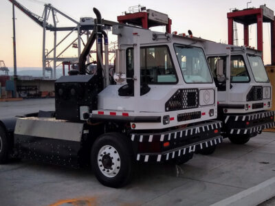 hydrogen fuel cell electric yard truck CARB