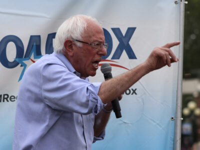 Sanders at the 2019 Iowa state fair