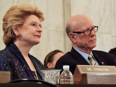 Sens. Debbie Stabenow and Pat Roberts