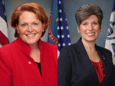 Heidi Heitkamp and Joni Ernst