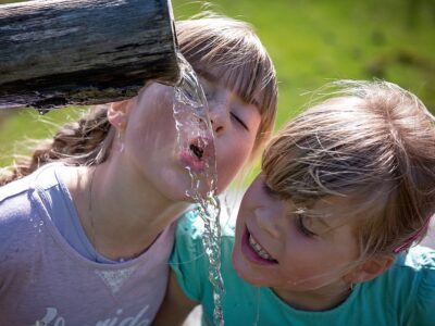 drinking water