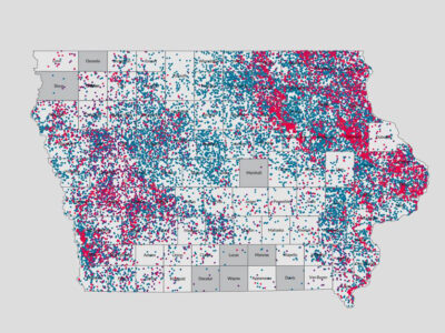 Iowa map