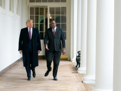 Donald Trump and Uhuru Kenyatta