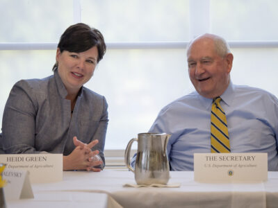 Ag Secretary Sonny Perdue and Chief of Staff Heidi Green