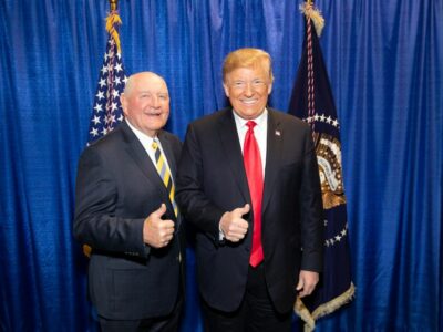 Trump and Perdue at FFA