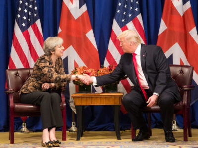 President Donald Trump and Prime Minister Theresa May