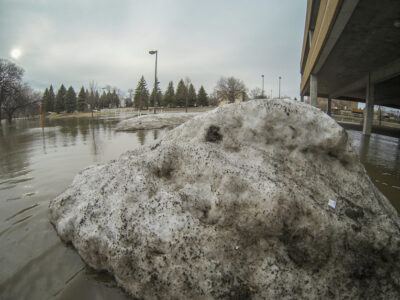 Snow pile