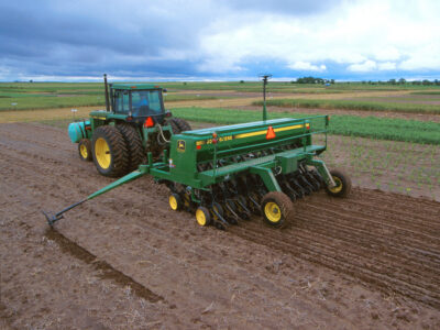 Planting soybeans