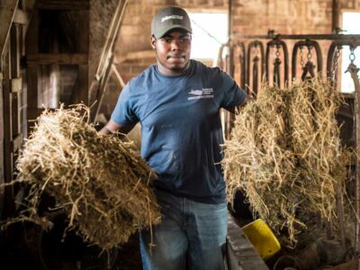 Black minority farmer