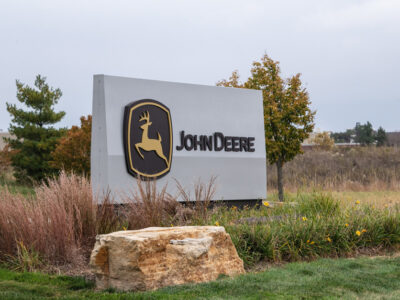 John Deere sign