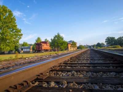 Railroad tracks